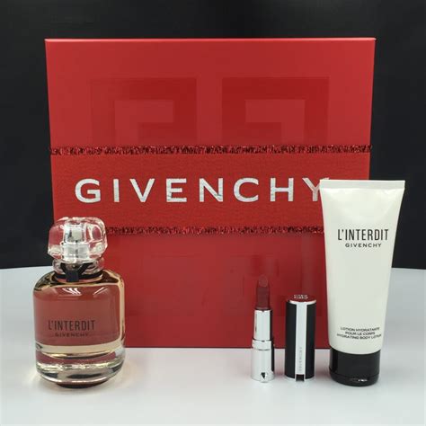 givenchy perfume l'interdit gift set|givenchy l'interdit gift set boots.